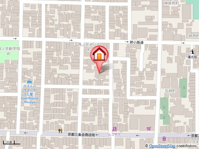 レジデンス池ノ内（旧セレクション池ノ内）の地図