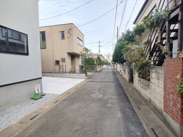 【前面道路含む現地写真】 | 坂戸市千代田　7期 | 都市ガス・本下水