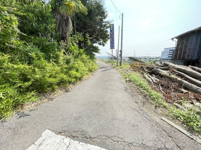 売地・住宅用地　太田市東金井町の前面道路含む現地写真