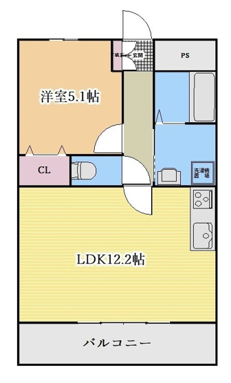 【間取り】 | 覚王ハイツ
