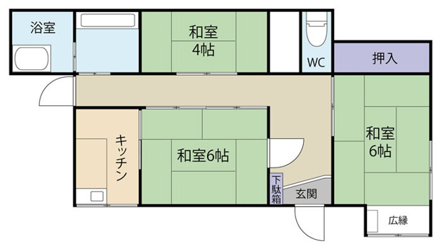 【間取り】 | 網代山別荘地　戸建