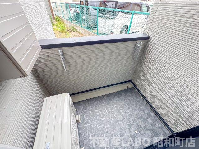 ハーモニーテラス遠里小野Ⅲのバルコニー