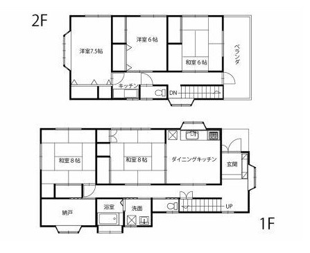 【間取り】 | 東伊豆町白田　戸建