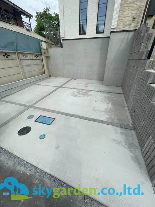 藤沢市辻堂　新築戸建　全2棟1号棟の駐車場|２台駐車可能