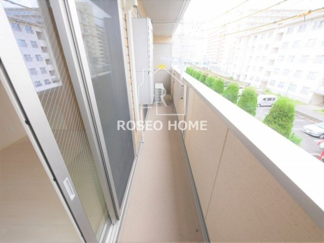 セジュール関目のバルコニー