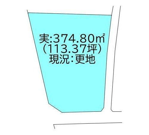 久保田町２丁目　売土地の区画図