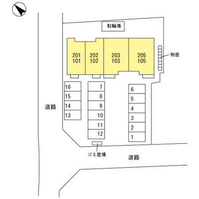 【区画図】 | セジュールハナミズキ
