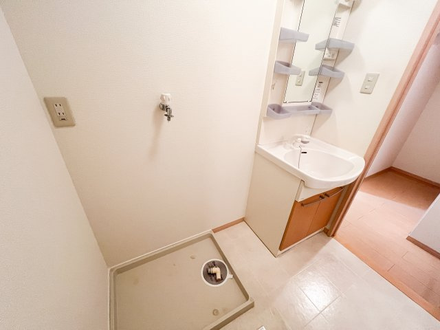 ビレッジ北久保 C棟の洗面所