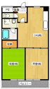【間取り】 | ロイヤルハイツ有野（ＧｏｏｄＨｏｍｅ）