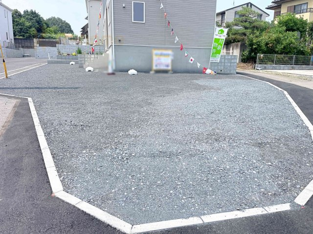 結城市結城第44　新築戸建て　1号棟の駐車場|カースペースは2台お停めいただけます♪