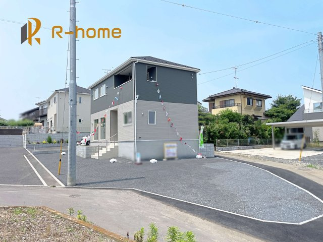 結城市結城第44　新築戸建て　1号棟の外観|建物完成いたしました！ご予約で『平日』や『夕方』などでもご見学可能です！