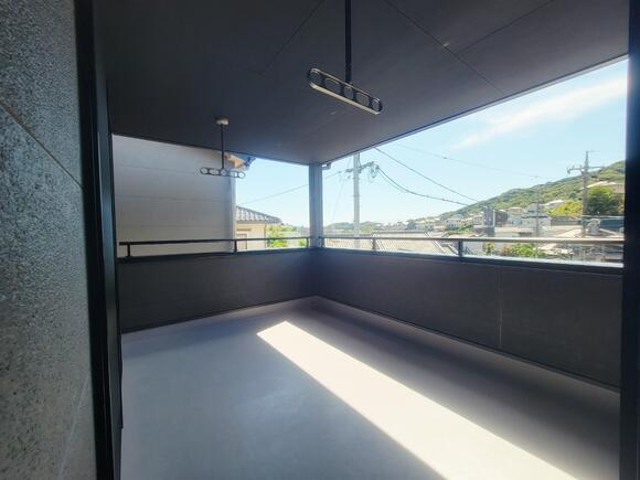 広島市東区中山上2丁目　新築一戸建て(全4棟)のバルコニー