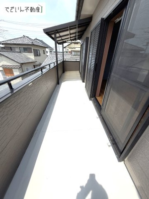 【バルコニー】 | 本庄市今井　中古住宅   | 現地(2025年6月撮影)