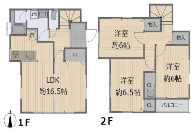 横浜市磯子区杉田2丁目 中古戸建て【仲介手数料無料】の間取り