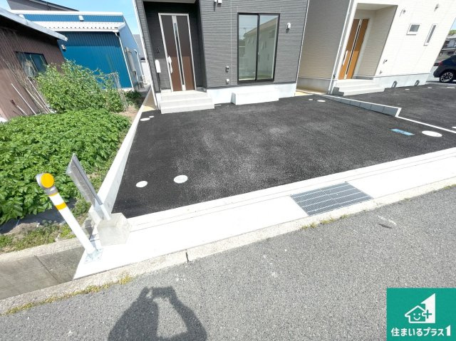 赤穂市片浜町　第1期　新築一戸建ての駐車場|駐車スペース！散水栓があるので、こまめに愛車を洗えます！