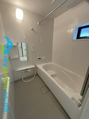 茅ヶ崎市赤羽根1期　新築戸建　全1棟1号棟の浴室|日々の暮らしに欠かせないお風呂です