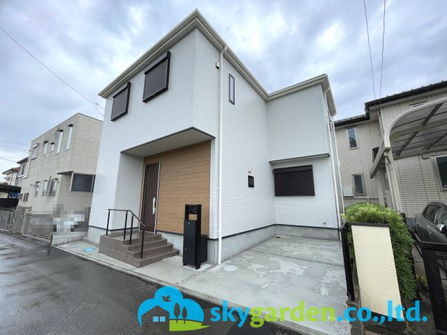 茅ヶ崎市赤羽根1期　新築戸建　全1棟1号棟の外観|おしゃれな外観です