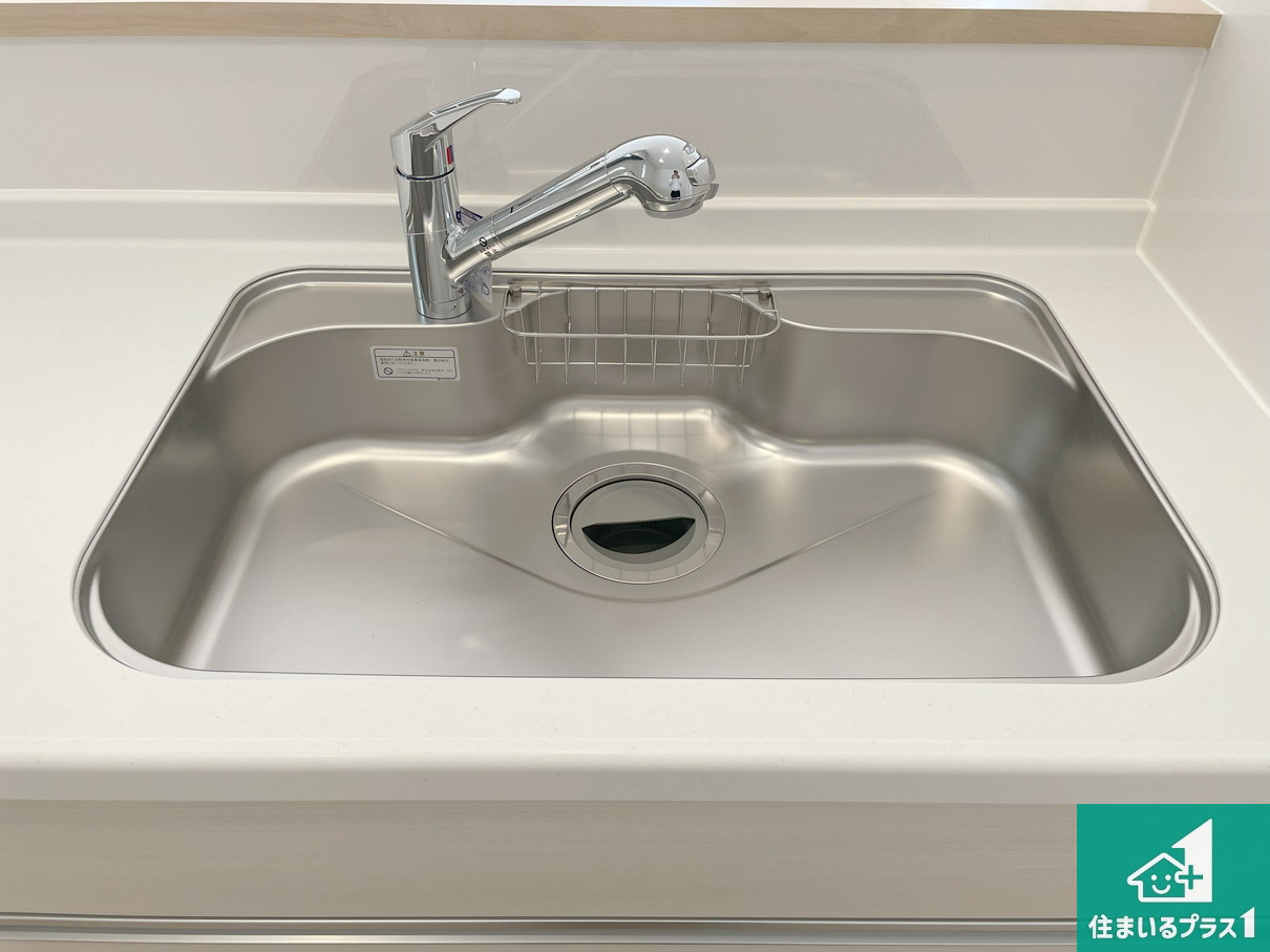 赤穂市松原町　第3期　新築一戸建ての設備|広々としたシンクで食器洗いも楽々！