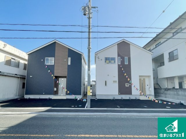 赤穂市松原町　第3期　新築一戸建ての外観|安心の10年保証！外観を美しく保ち、雨水で汚れを落とします！気になることがありましたら、お気軽にお問い合わせください！