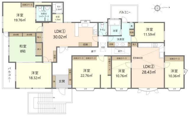 熊川428-2戸建の間取り