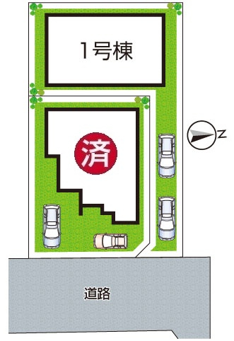 明石市大久保町高丘　第14期　新築一戸建ての区画図|全２区画