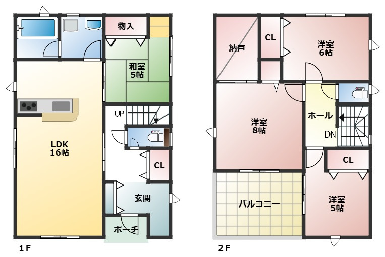 クレイドルガーデン新井田第16　3号棟の区画図