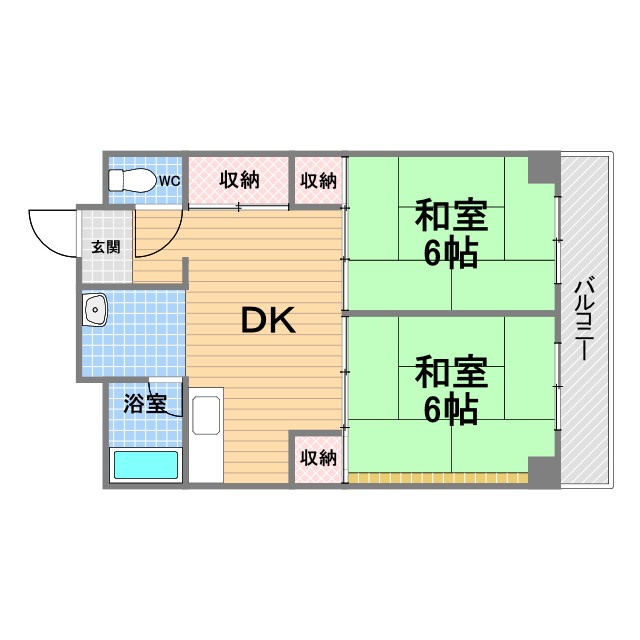 加島第3マンションの間取り