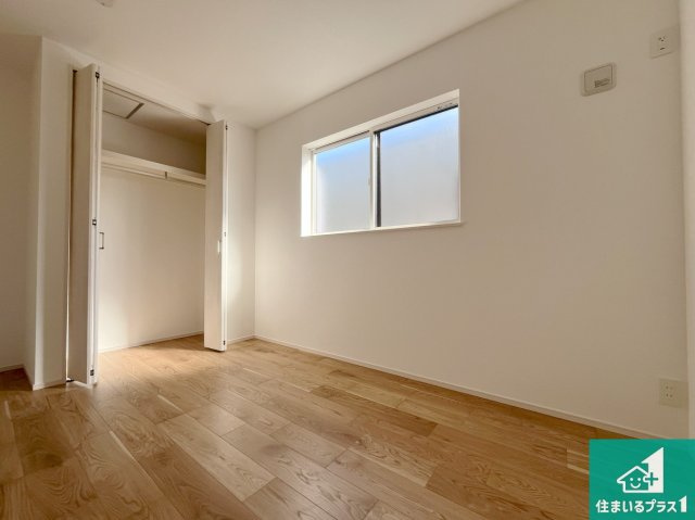 明石市中朝霧丘　第2期　未入居の洋室|収納スペースが充実しているので子供の成長に合わせてたくさん収納ができます！家族構成に合わせた様々な活用ができる収納！