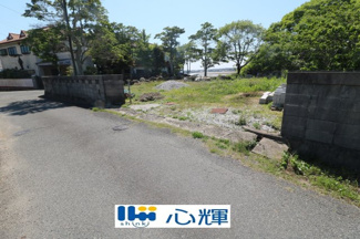 【外観】 | 西岐波字前ケ沢1760（土地）124坪 | 白土海水浴場が目の前です。