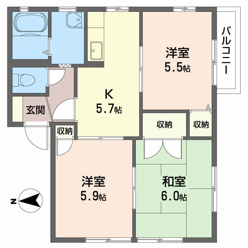 グローバルフォレストの間取り