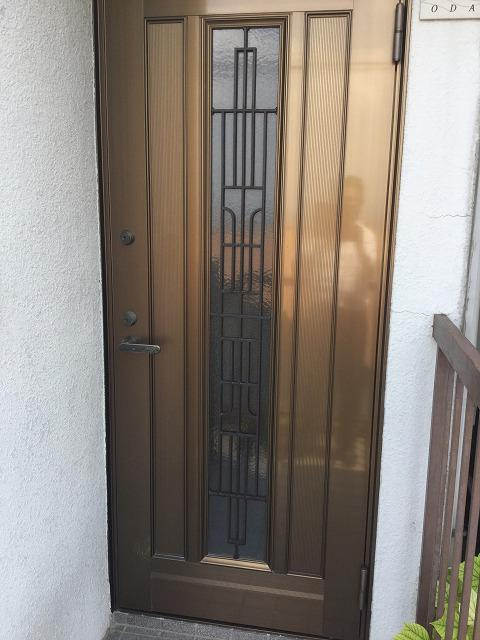 東大阪市上石切町1丁目の玄関|※2020年4月撮影