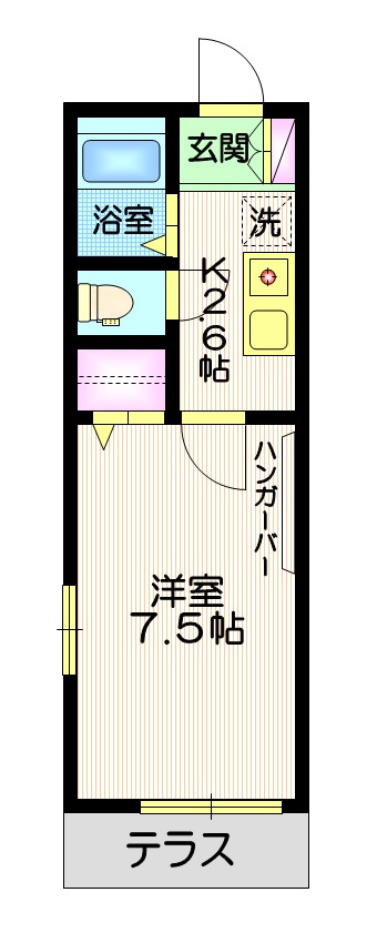 モンシャトルの間取り|角部屋２面採光
