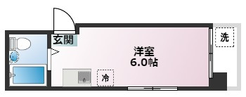 【間取り】 | 甲南本山コーポラス