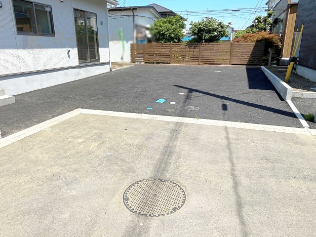 古河市宮前町第9　新築戸建て　10号棟の駐車場|カースペースは2台お停めいただけます♪