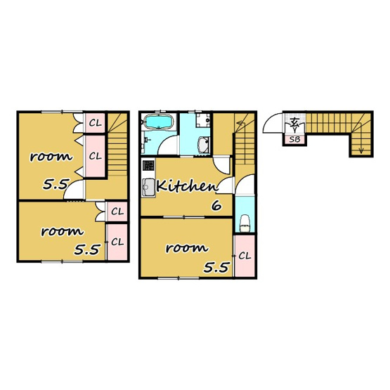 【間取り】 | ユアーズマンション | ★ペット飼育★エアコン2基★温水洗浄便座★駅徒歩3分★