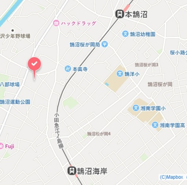シェル鵠沼海岸SOUTHの地図