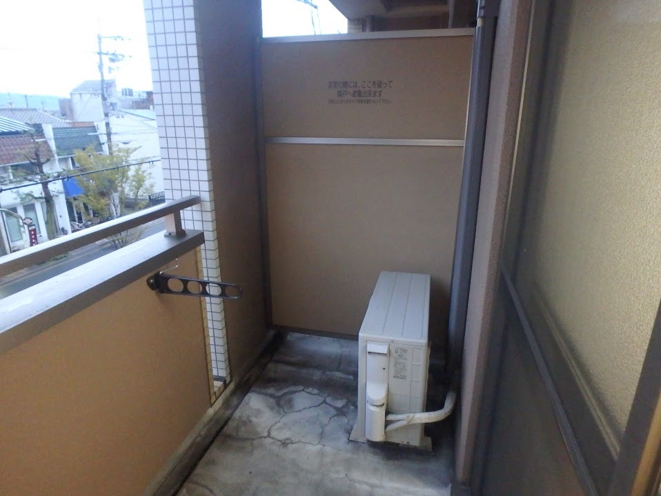 アクアリヴィエールのバルコニー