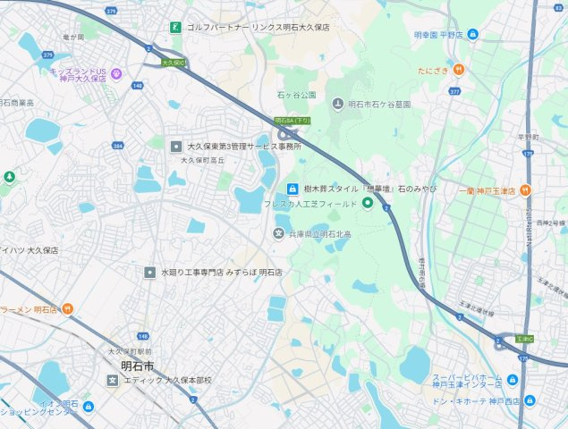 明石市大久保町松陰　第8期　新築一戸建ての地図