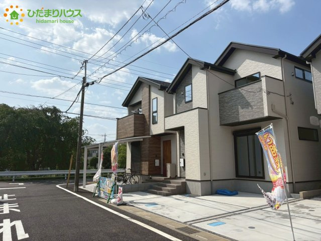 見沼区東大宮47期　新築戸建　Erde02の前面道路含む現地写真