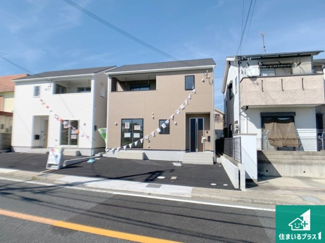 明石市大久保町八木　第3期　新築一戸建ての外観|安心の10年保証！外観を美しく保ち、雨水で汚れを落とします！気になることがありましたら、お気軽にお問い合わせください！