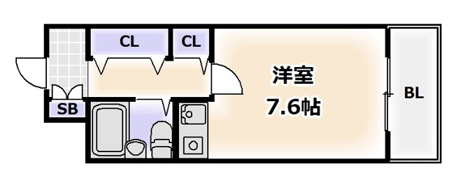 【間取り】 | F難波南