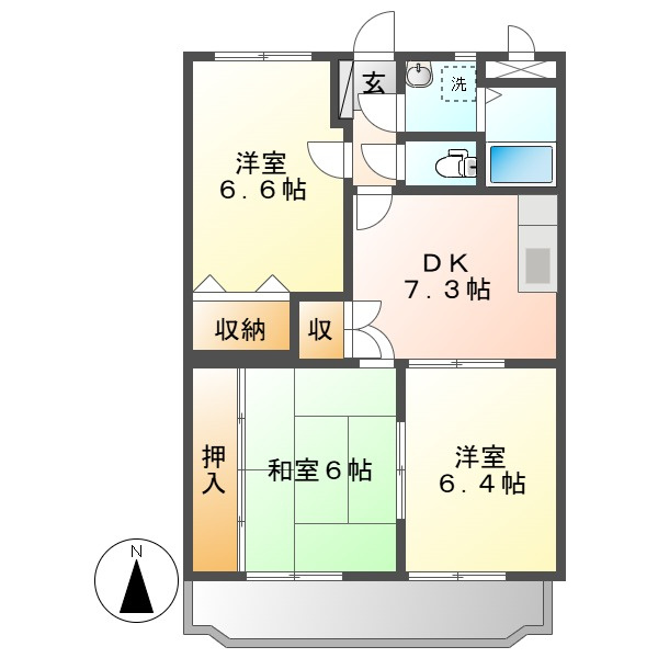 ピュアラの間取り