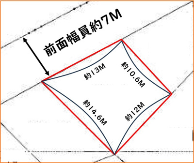 【区画図】 | 【売地】那覇市楚辺(46坪)