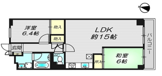 【間取り】 | 日商岩井緑地公園マンション