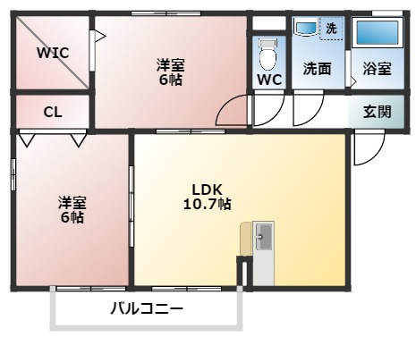 アネックス北棟の間取り