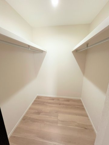 【収納】 | 仲介手数料無料！高千帆小学校に通える新築戸建　山陽小野田市新生２丁目　２号地　ネクサスタウン | ウオークインクローゼット