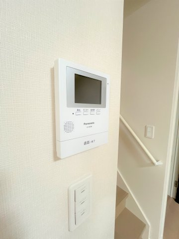 【セキュリティ】 | 仲介手数料無料！高千帆小学校に通える新築戸建　山陽小野田市新生２丁目　３号地　ネクサスタウン | 録画機能付きTVモニターインターホン