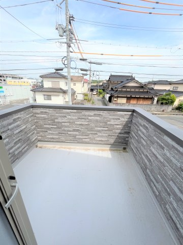 【バルコニー】 | 仲介手数料無料！高千帆小学校に通える新築戸建　山陽小野田市新生２丁目　３号地　ネクサスタウン | 陽当たり良好なバルコニーです
