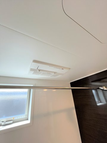 【浴室】 | 仲介手数料無料！高千帆小学校に通える新築戸建　山陽小野田市新生２丁目　３号地　ネクサスタウン | 浴室内乾燥機付き！雨の日のお洗濯物も乾かせます。