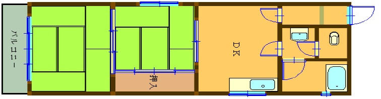 ハイツスガⅡの間取り